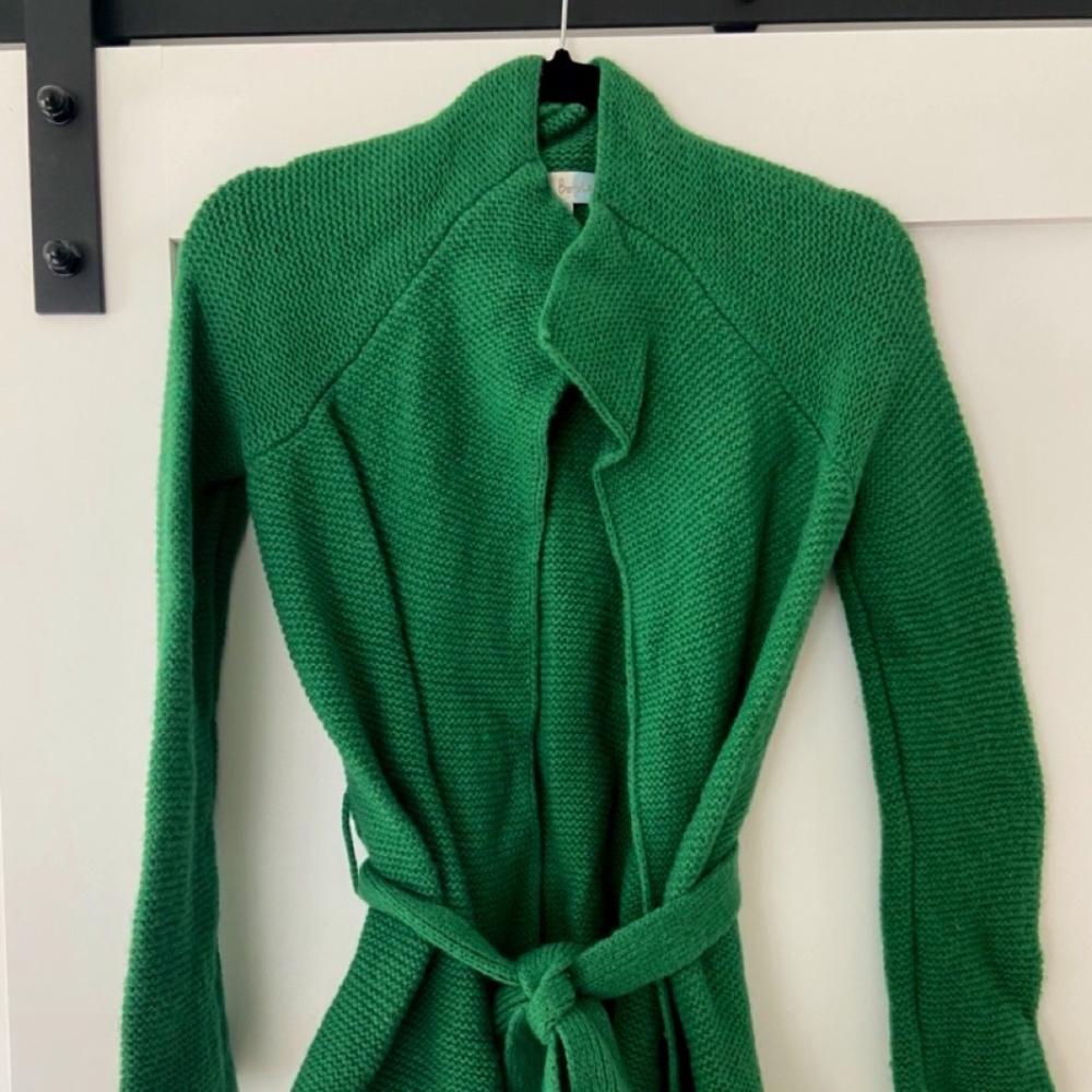 BODEN alpaca blend wrap sweater, US 4